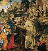 Filippino Lippi The Vision of St Bernard (mk080 oil painting artist